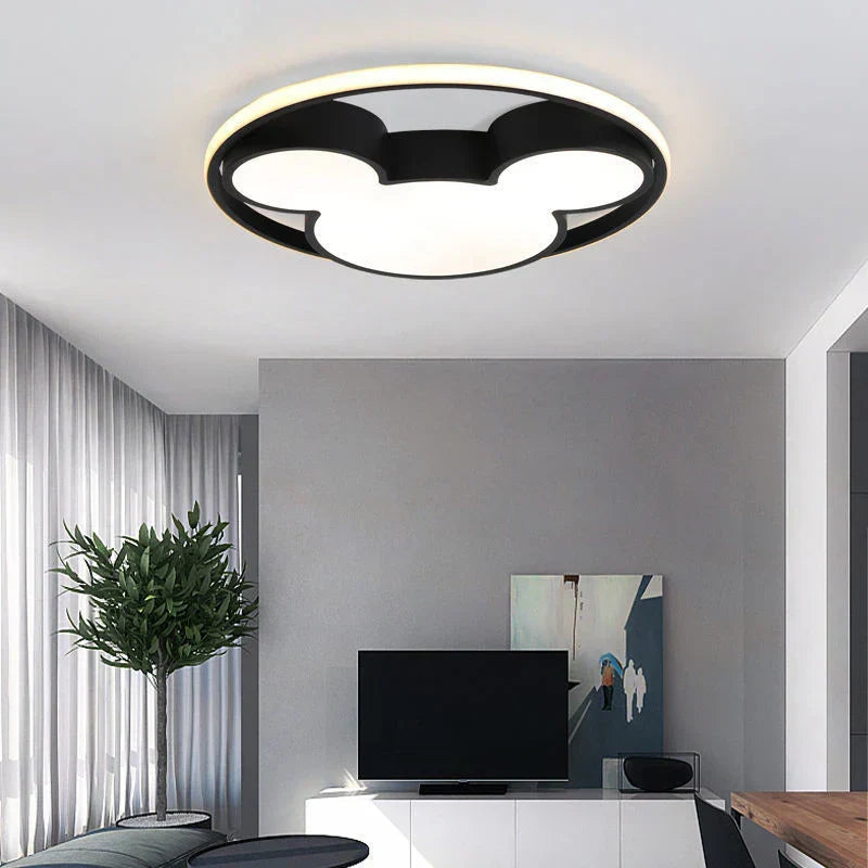 DecorBites™ 34W LED Mickey Mouse Ceiling Light for Children's Bedroom and Living Room