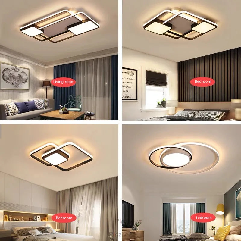 ثريا DecorBites™ LED: إضاءة عصرية قابلة للتعتيم لغرفة المعيشة والمطبخ والممر