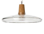 Nordic Glass and Wood Pendant Light