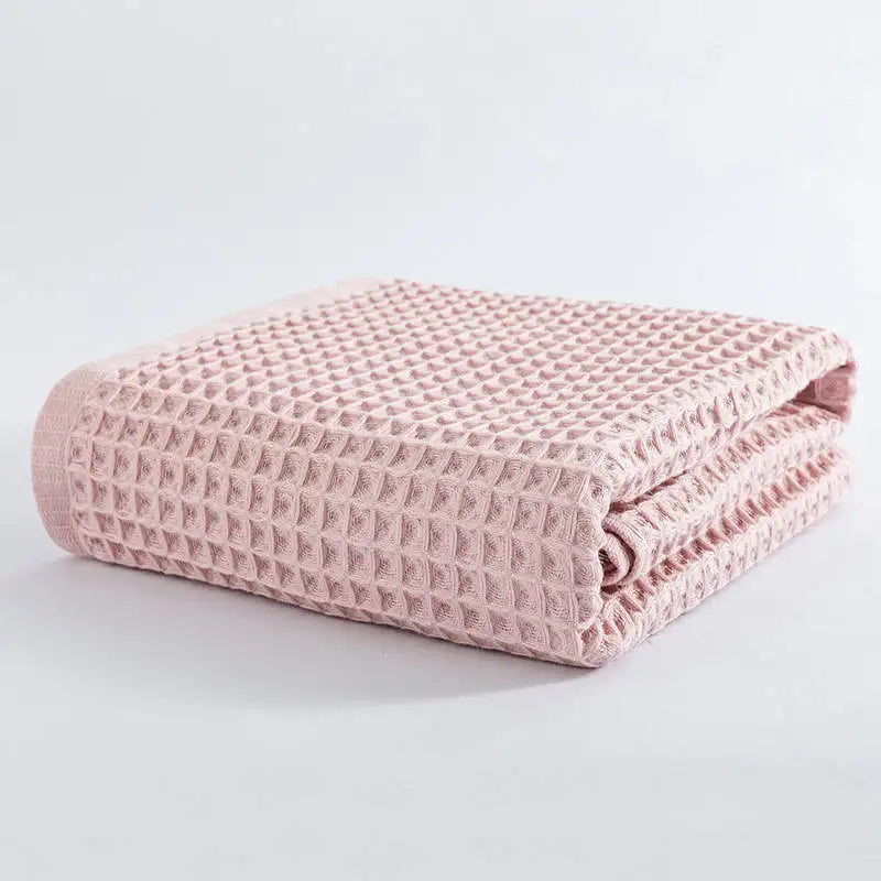 DecorBites™ Cotton Waffle Bath Towel - 70*140, Unisex