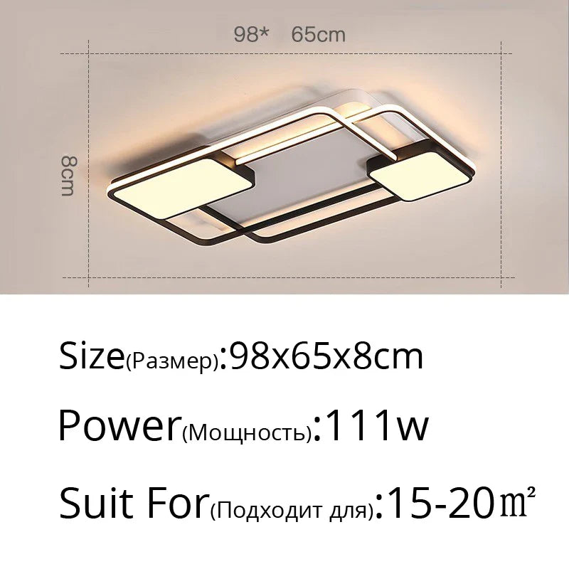 ثريا DecorBites™ LED: إضاءة عصرية قابلة للتعتيم لغرفة المعيشة والمطبخ والممر