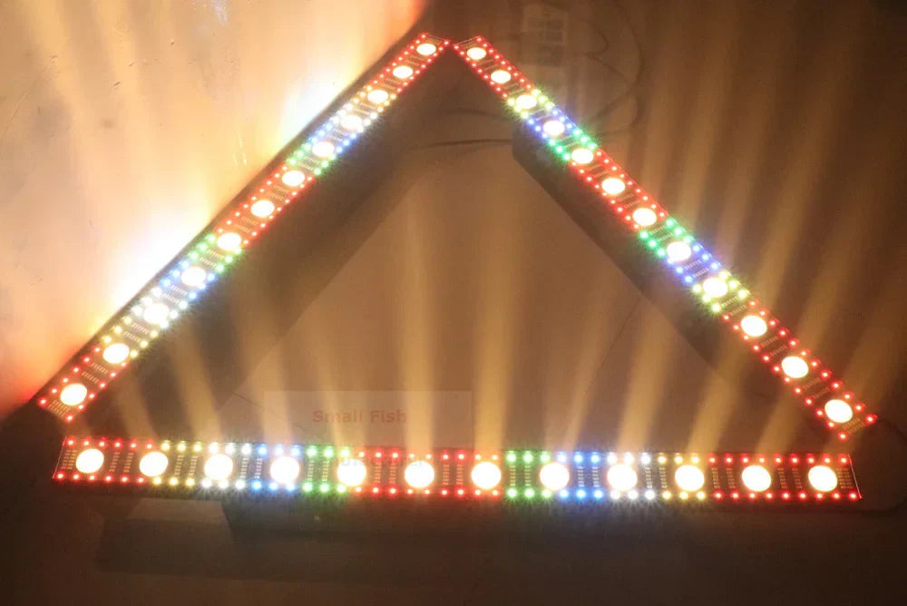 مصباح شريط غسيل جداري LED من DecorBites™ بقدرة 12X5 واط: تأثير شعاع ستروب لإضاءة DJ بخط DMX