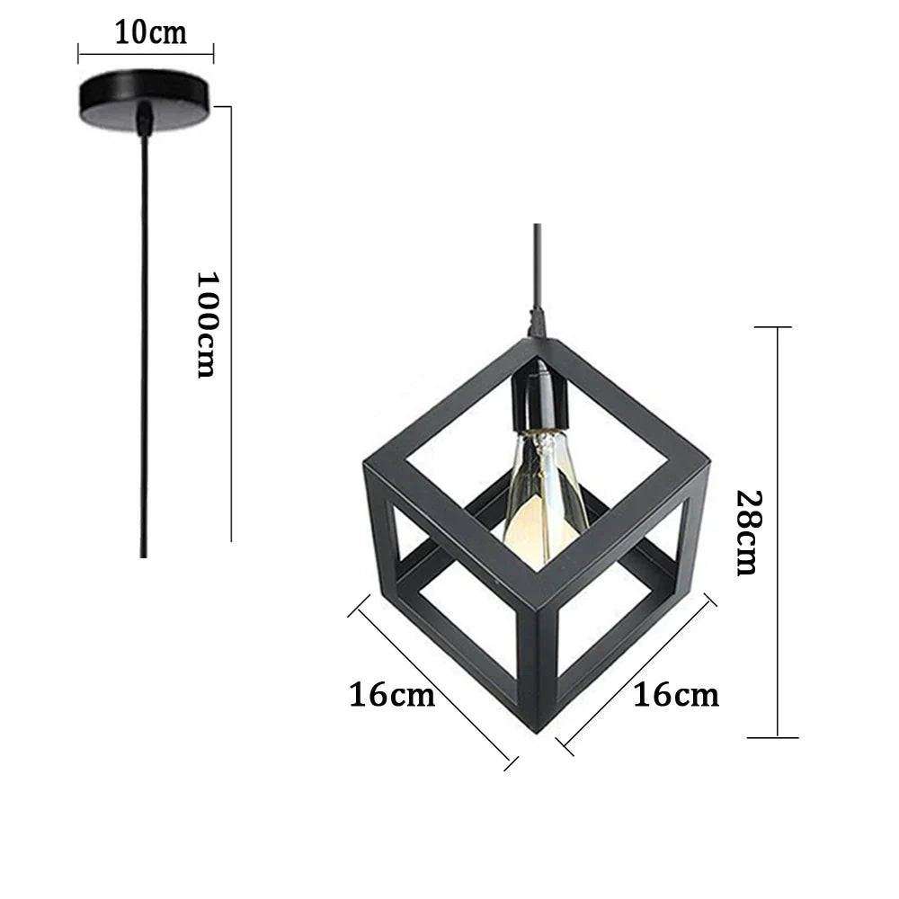 مصباح سقف معلق LED صناعي DecorBites™ لغرفة المعيشة والمطبخ والديكور المنزلي