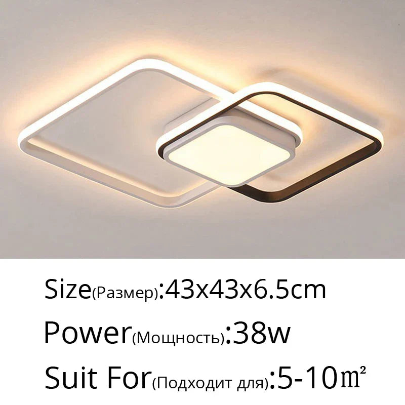 ثريا DecorBites™ LED: إضاءة عصرية قابلة للتعتيم لغرفة المعيشة والمطبخ والممر