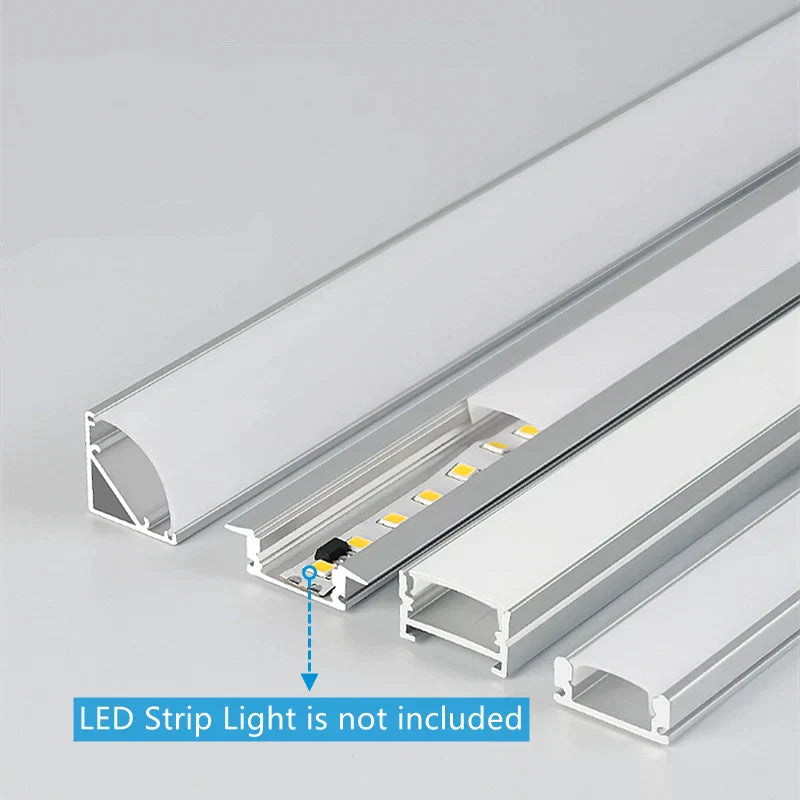 قنوات شريط إضاءة LED مدمجة من الألومنيوم DecorBites™