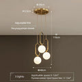 DecorBites™ مصباح قلادة كروي بتقنية LED للديكور العصري الفاخر في غرف النوم والمطابخ والمكاتب وغير ذلك الكثير