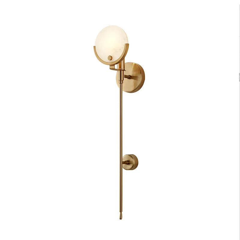 DecorBites™ Golden Marble Wall Lamp Luxury Living Room Bedroom Decor Sconce