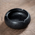 DecorBites™ Glazed Porcelain Ashtray: Stylish Desk Decoration & Gift for Boyfriend