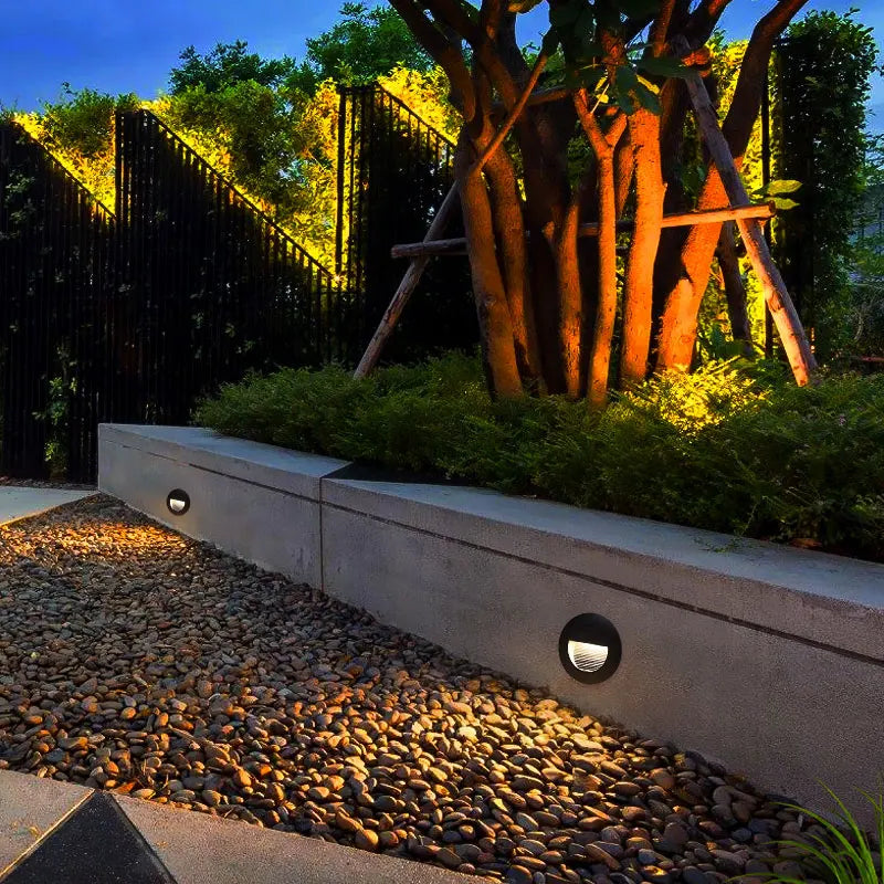 DecorBites™ 3W IP65 Waterproof Embedded Step Lights for Staircase Corridor & Outdoor Walls