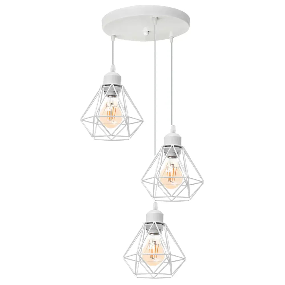 DecorBites™ Iron Frame Pendant Chandelier for Restaurant Teahouse Lighting
