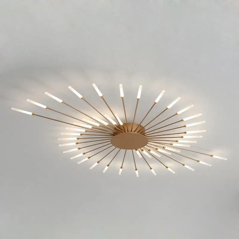 وحدة إضاءة سقف LED أكريليك DecorBites™ لغرفة النوم والردهة وغرفة المعيشة وغرف الأطفال، تصميم عصري لامع