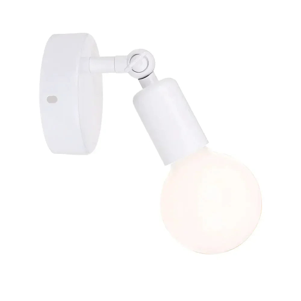 DecorBites™ Adjustable Angle Bedside Wall Lamp Holder for Modern Indoor Sconces
