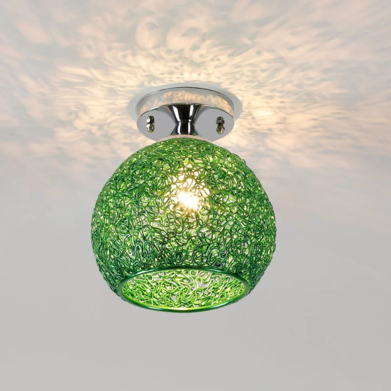 DecorBites™ Glass Ball LED Ceiling Lights for Home Decor and Minimalist Living Rooms