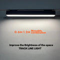 DecorBites™ 60cm LED Track Light 20W - Creative Linear Strip for Office, Store, Mall, Exhibition