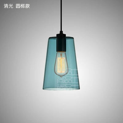 مصباح تعليق DecorBites™ الزجاجي بتقنية LED: إضاءة معلقة بتصميم نورديك عصري للمنزل أو المقهى أو البار