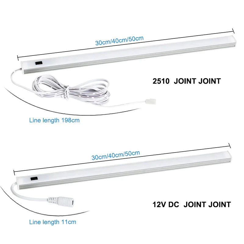 DecorBites™ LED Under Cabinet Light Hand Sweep Switch Sensor Lamp Night Lights