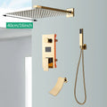 نظام دش Gold Digital Display من DecorBites™ مع صنبور حوض الاستحمام