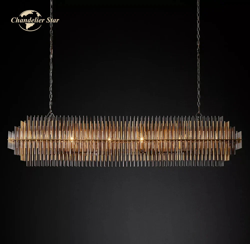 ثريا إيميل LED من DecorBites™ - إضاءة أنيقة لغرفة الطعام والمعيشة