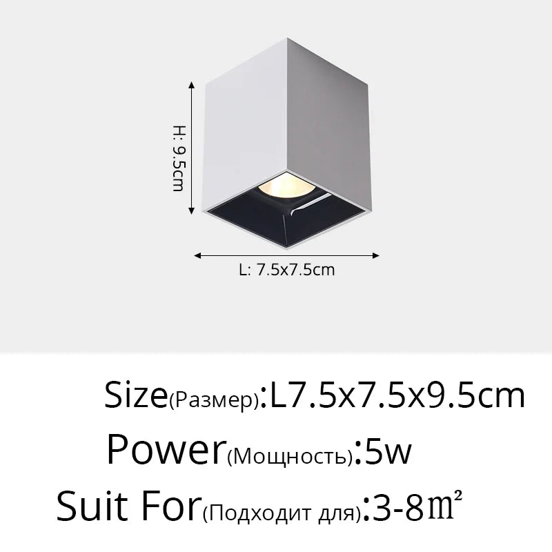 Plafonniers spots orientables à LED DecorBites™ pour mur de fond et allée