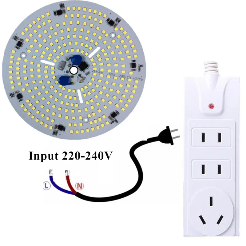 لوح محرك إضاءة LED خطي DecorBites™ بقدرة 150 واط، ضوء أبيض بارد، للاستخدام الصناعي أو المنزلي في السقف