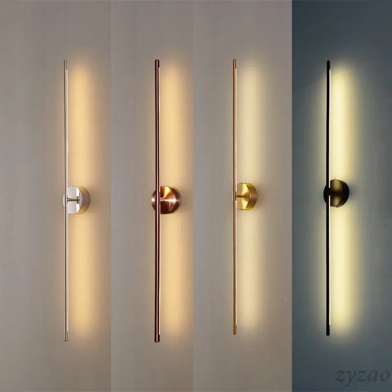 DecorBites™ مصابيح جدارية هندسية ذهبية لغرفة المعيشة وغرفة النوم، أضواء حائط بتصميم مرآة أمامية