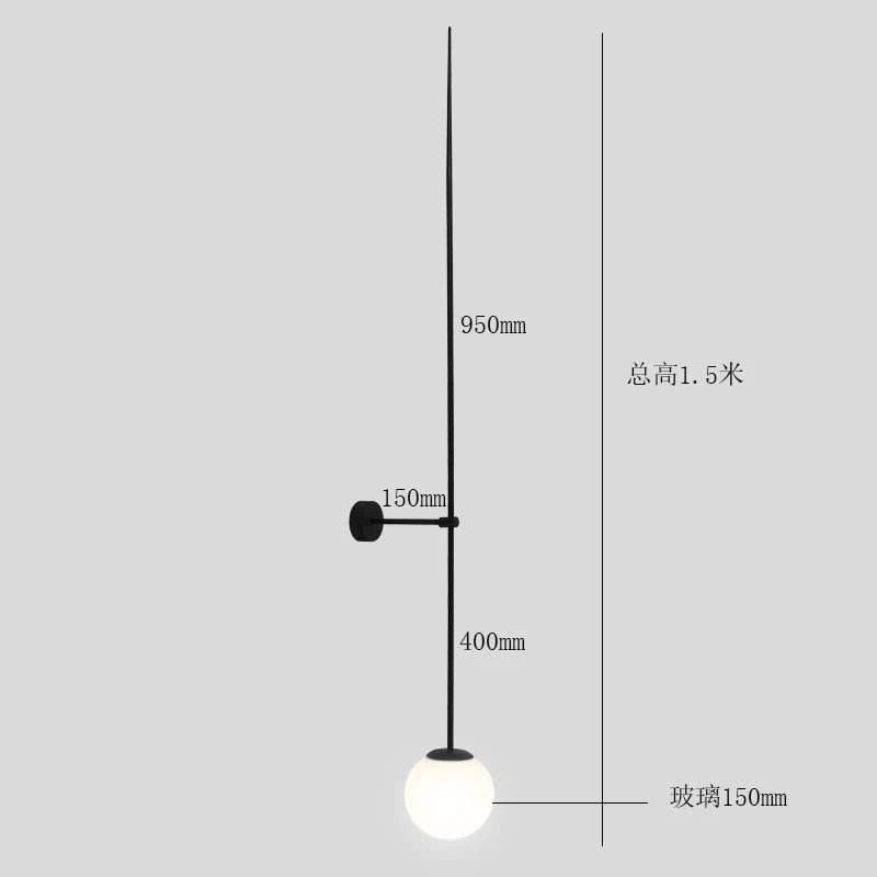 DecorBites™ Glass Ball LED Wall Light - Minimalist Nordic Design