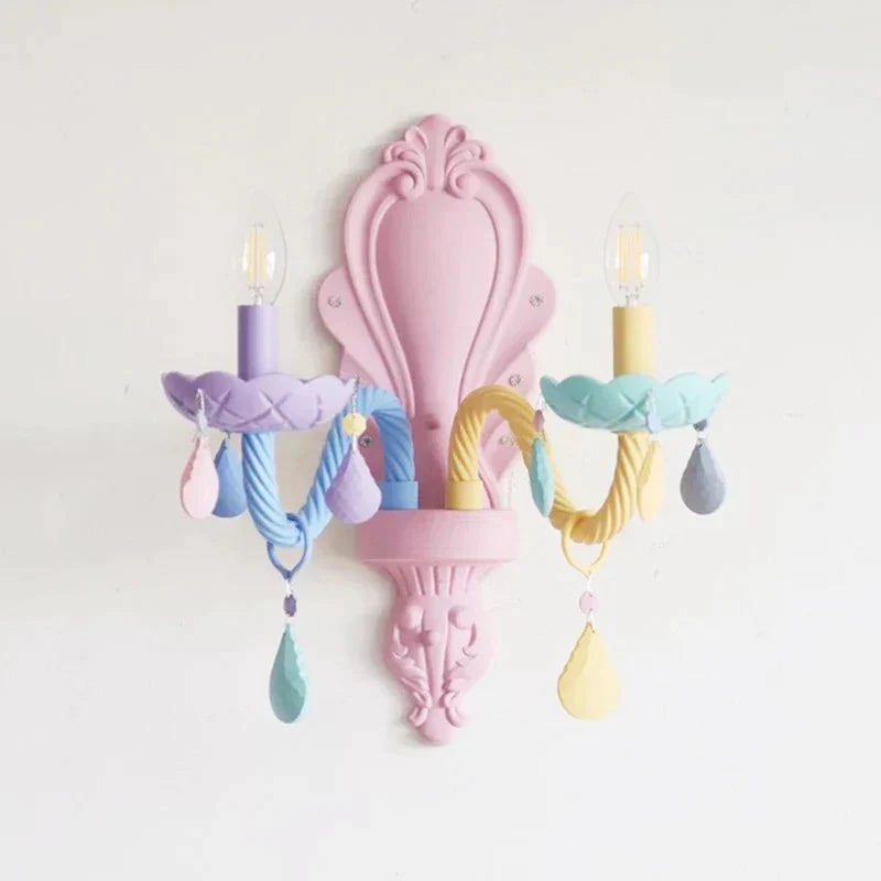 ثريا شمع كريستال DecorBites™: تصميم أوروبي أنيق لغرف النوم والمطاعم وغرف الأطفال