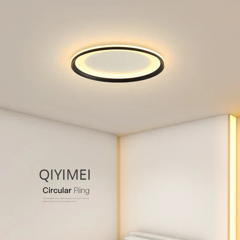ثريا LED من DecorBites™: إضاءة داخلية عصرية لغرفة النوم وغرفة المعيشة والمطبخ وصالة العرض