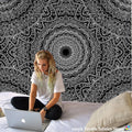 DecorBites™ Indian Mandala Tapestry Hippie Wall Hanging Beach Yoga Mat Bedspread Table Cloth