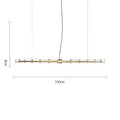 DecorBites™ Glass Dining Room Chandelier: Nordic, Minimalist, Modern, for Home, Office, and Bar Decor
