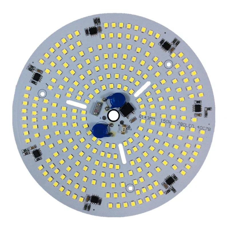 لوحة محرك ضوء LED خطية من DecorBites™ بقدرة 220 فولت و150 واط بلون أبيض بارد لتركيبات إضاءة السقف الصناعية بنفسك