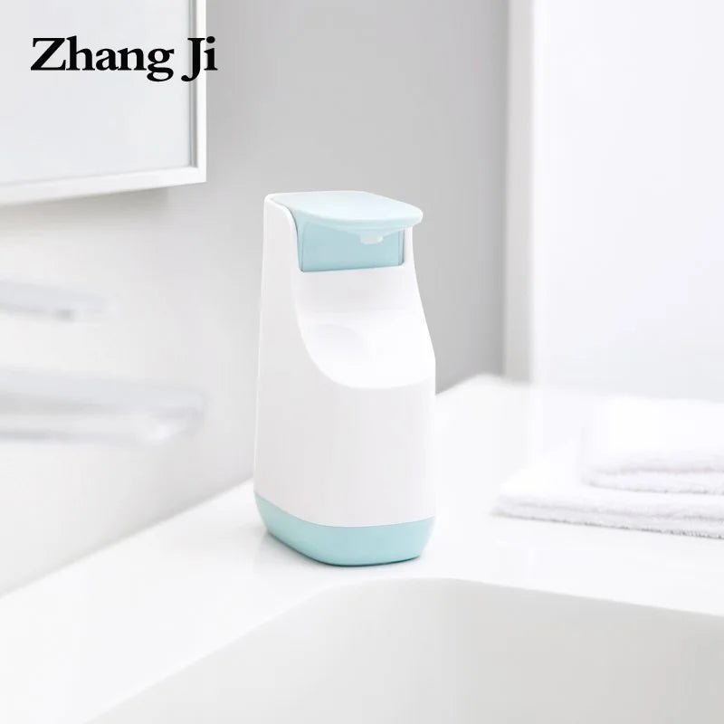 DecorBites™ 350ml Non-Drip Soap Pump Dispenser for Bathroom Kitchen, Space-Saving and Compact