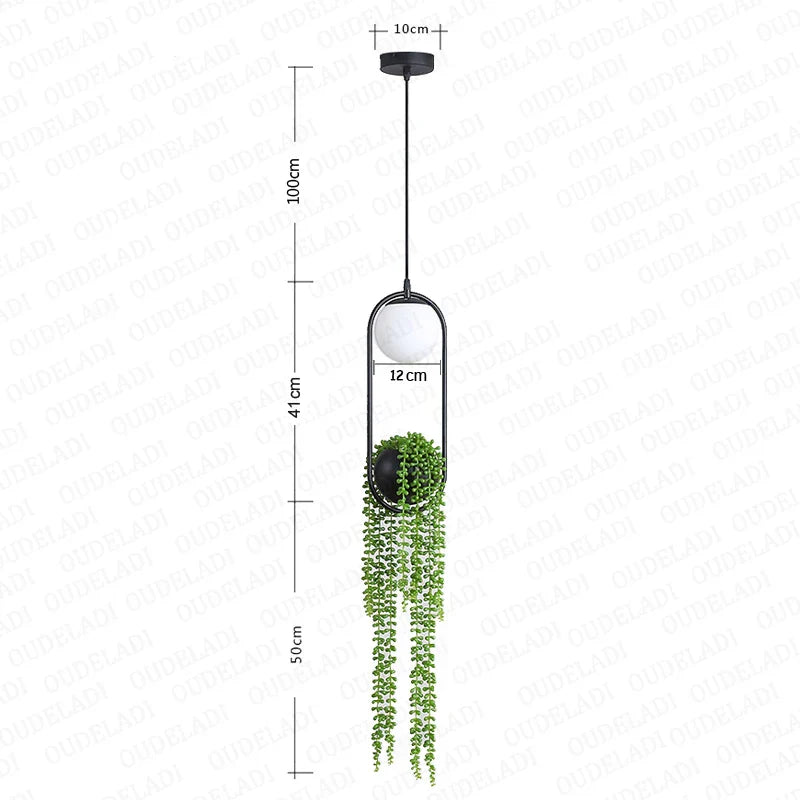 DecorBites™ Black Flower Pot Pendant Lights for Home Decor, Dining, Bar & Restaurant Lighting