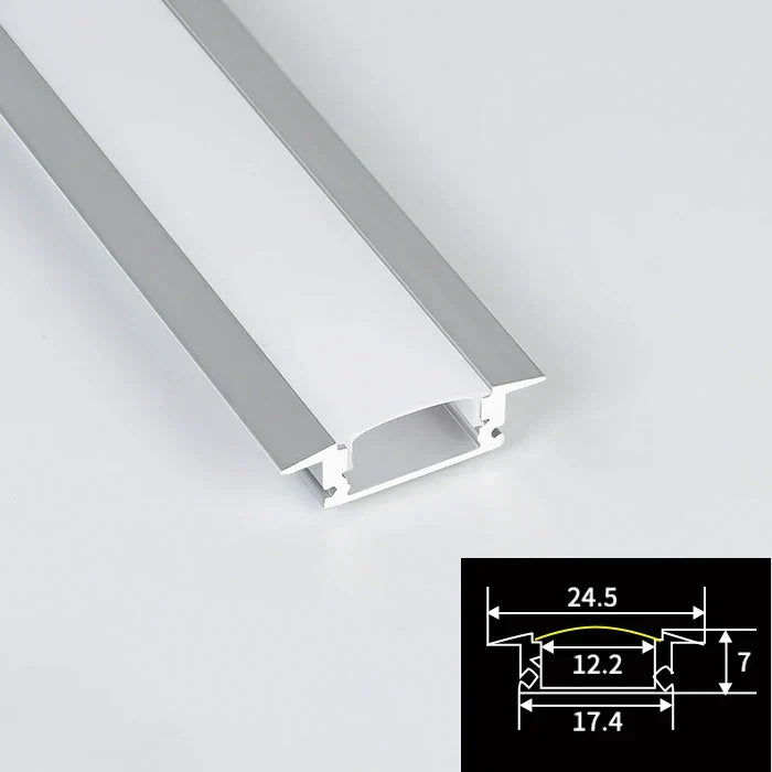 قنوات شريط إضاءة LED مدمجة من الألومنيوم DecorBites™