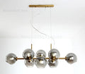 DecorBites™ Gray Glass Pendant Lights: Modern Nordic Loft Rustic Chandelier for Kitchen Bar Dining by DecorBites™