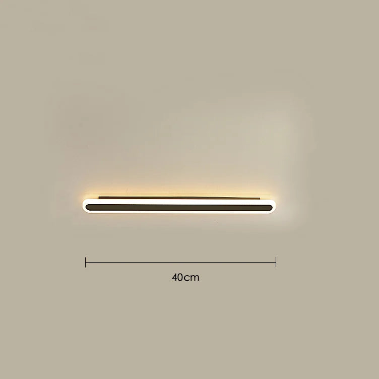 مصباح حائط LED خطي من DecorBites™ لغرفة النوم والشرفة وغرفة المعيشة وديكور عصري