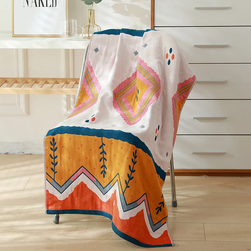 DecorBites™ Cotton Gauze Bath Towel -different styles
