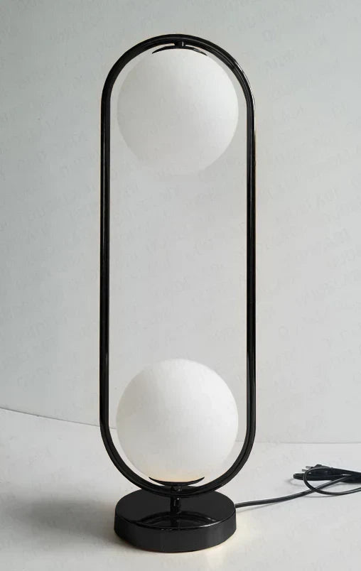 DecorBites™ Golden Body Glass LED Desk Lamp - Modern Nordic Art Deco Design