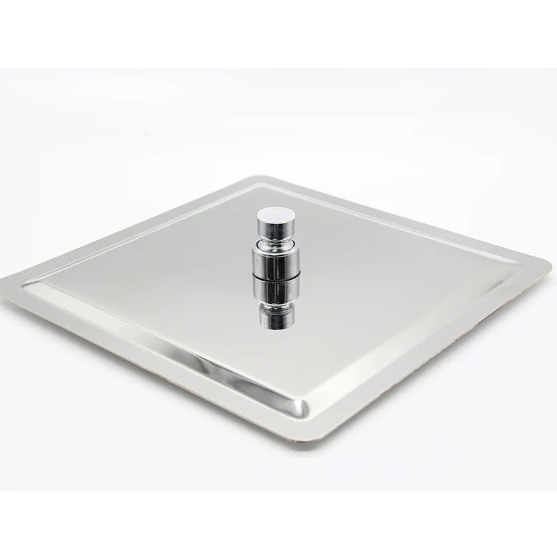 DecorBites™ 10 Inch Stainless Steel Square Ceiling Rain Shower Head