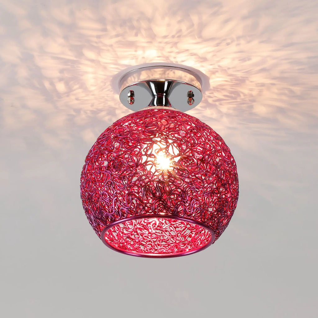 DecorBites™ Glass Ball LED Ceiling Lights for Home Decor and Minimalist Living Rooms