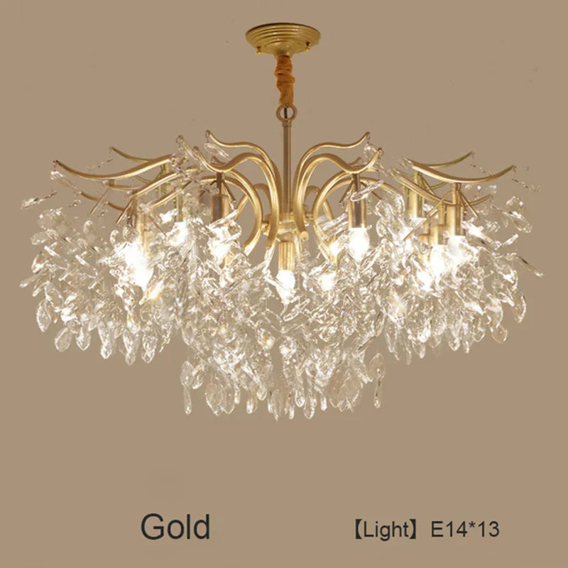 ثريا كريستال LED من DecorBites™: إضاءة داخلية فاخرة للمنزل والمطبخ وغرفة المعيشة