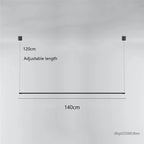 Black Linear Metal LED Pendant Light