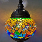 Handmade Turkish Mosaic Glass Pendant Light
