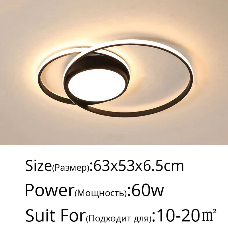 DecorBites™ LED Ceiling Light: Modern Home Lighting Fixture for Living, Dining, Bedroom