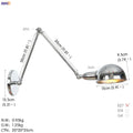 DecorBites™ Loft Antique Edison 3-Head Black Wall Sconce Swing Arm Light