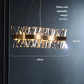 ثريا LED ذهبية كريستالية من DecorBites™ لغرفة الطعام