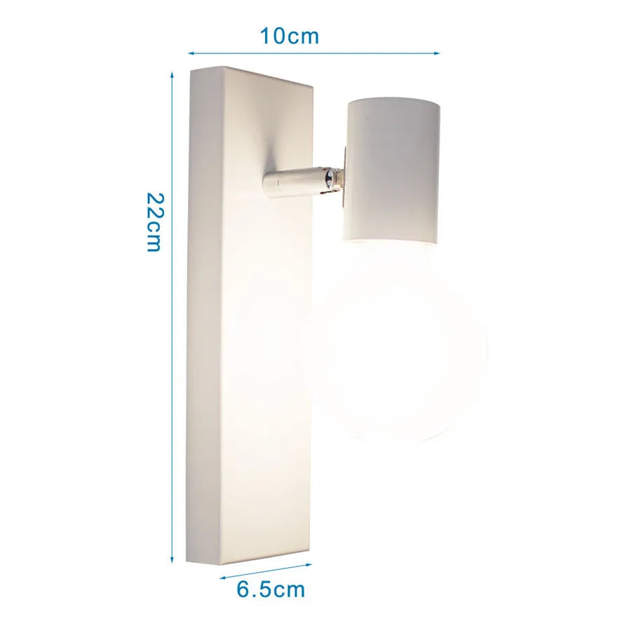 DecorBites™ LED Wood Wall Sconce Modern E27 Base Fixture for Aisle Lighting