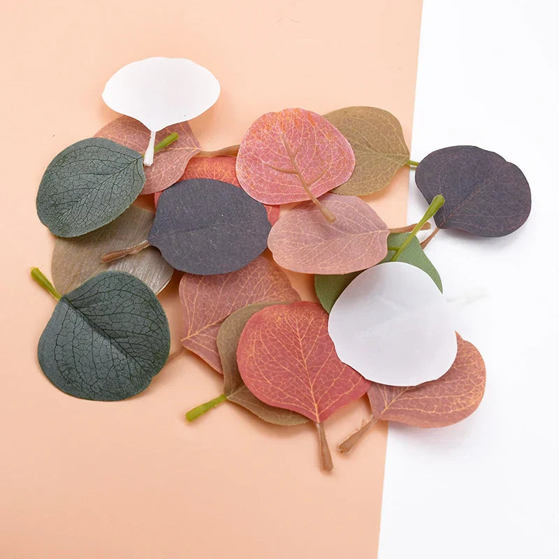 30Pcs Silk Leaf Artificial Plants for Home Decor & DIY Crafts by DecorBites™