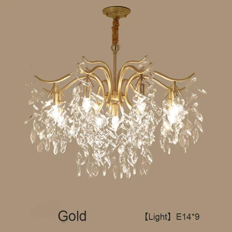 ثريا كريستال LED من DecorBites™: إضاءة داخلية فاخرة للمنزل والمطبخ وغرفة المعيشة
