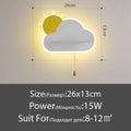 DecorBites™ Cloud Wall Lamps: Modern Kids Room Lighting with Switch, Children's Bedroom Decor